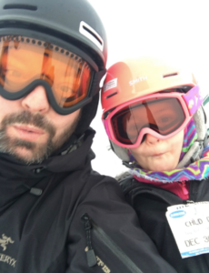 Skiing with Ellie