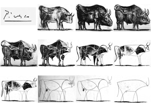 pablo-picasso-bull-series
