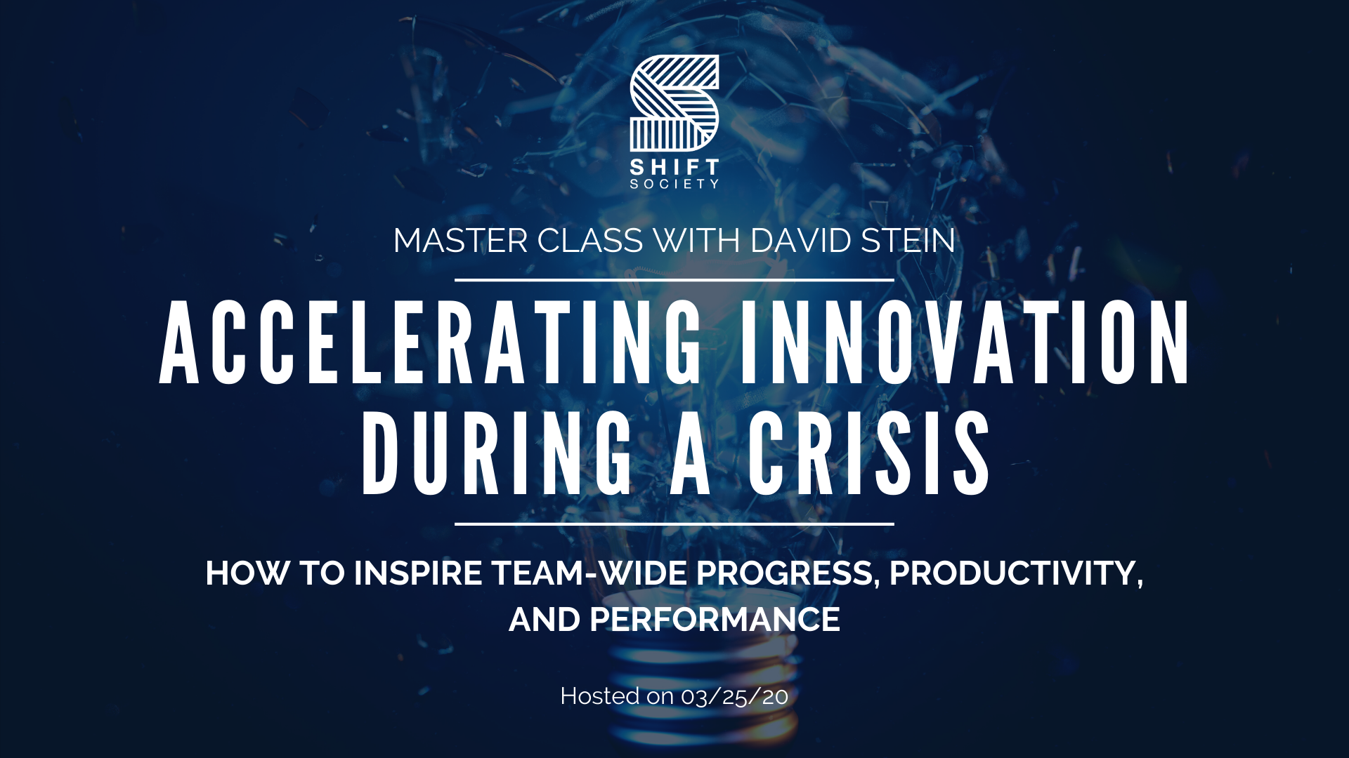Master Class l David Stein